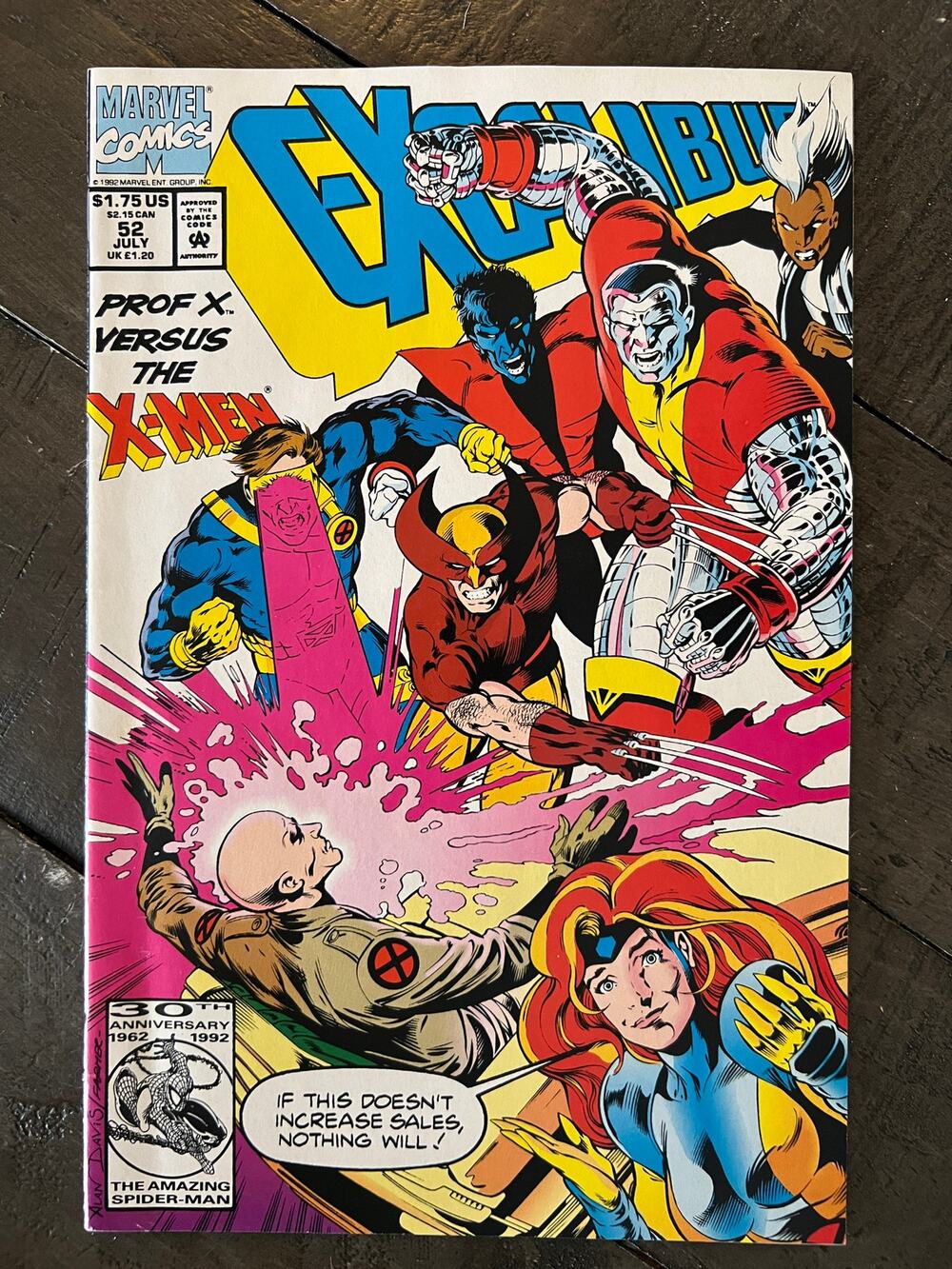 VINTAGE 1992 Marvel "EXCALIBER" #52 - NM/M - Never Opened!